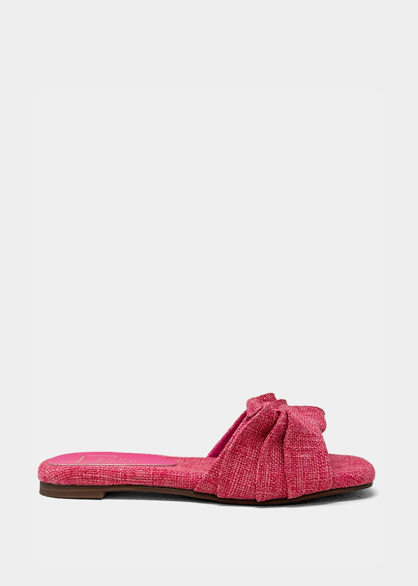 SHUSHOP “DAISY” Slide Sandal – Hot Pink