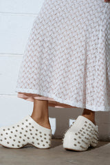 AZALEA WANG “ROMESCO” Bone Clog