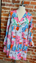 Floral Print Swing Dress