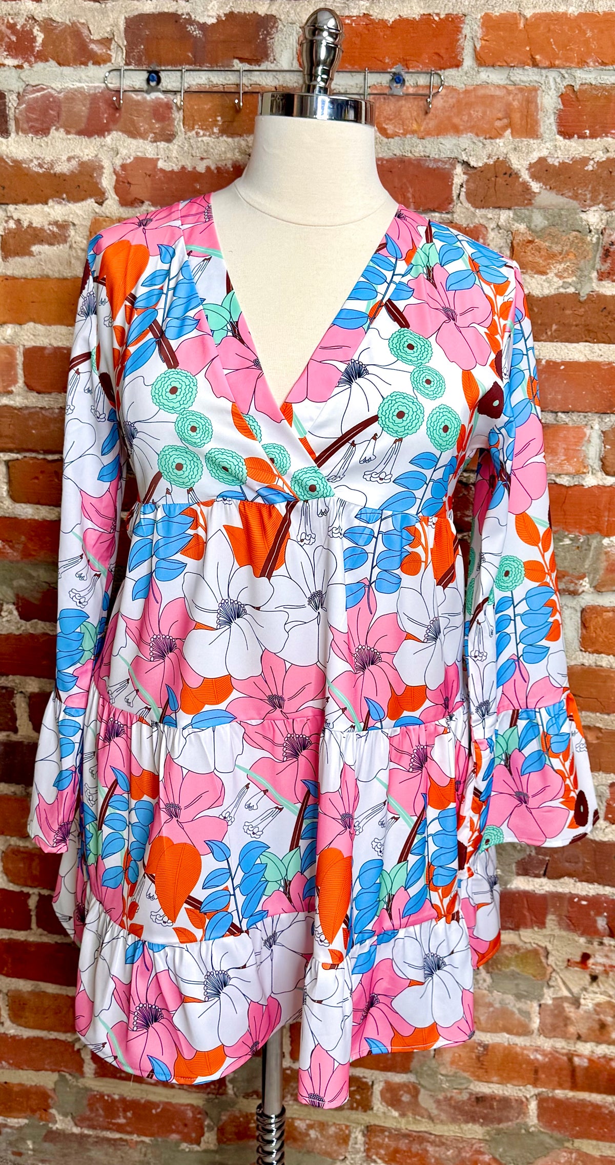 Floral Print Swing Dress